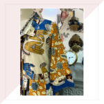 Blue Yellow Kalamkari And Ajrakh Jacket