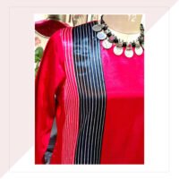 Hot Pink Mashru Dress/Kurta