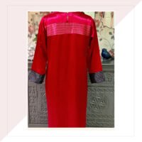 Hot Pink Mashru Dress/Kurta