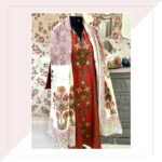 Red Kurta White Dupatta