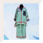 Green Gingham Cord Set