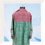 Green Gingham Cord Set
