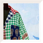 Green Gingham Cord Set