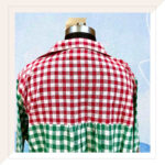 Green Gingham Cord Set