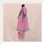 Red Gingham Cord Set