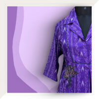 Purple Ikat Cord Set - Image 2