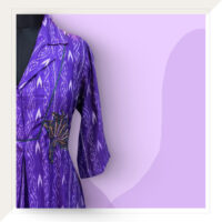 Purple Ikat Cord Set - Image 3